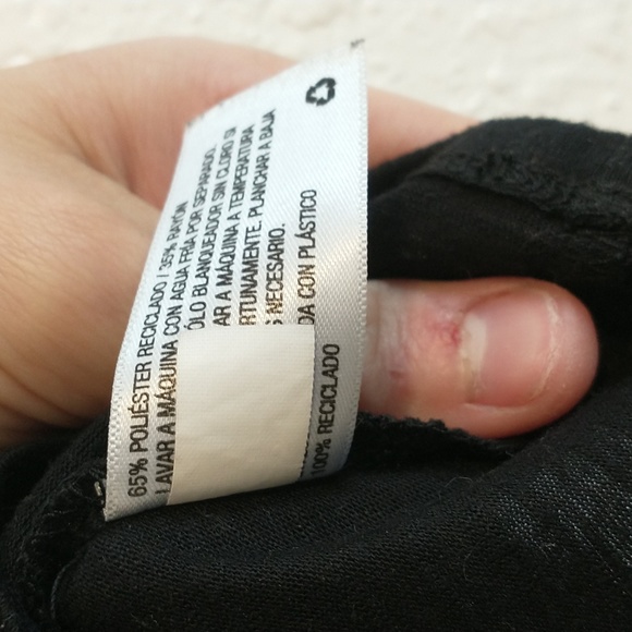 JoyLab Black Crop Workout Tank Size S - Picture 5 of 10